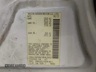 2013 Nissan Altima S with VIN 1N4AL3AP4DN584202, listed as a IAAI auction lot 41904479 with 286,031 mi miles and . Bid and sale history available at DreamBid. Image 9.