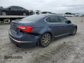 2014 Kia Cadenza Premium with VIN KNALN4D75E5151775, listed as a Copart auction lot 45566005 with 196,311 mi miles and Clean Title. Bid and sale history available at carsss.com. Image 3.