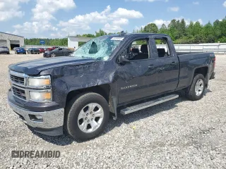 2015 Chevrolet Silverado 1500 LT with VIN 1GCVKREC8FZ269097, listed as a Copart auction lot 54595655 with 154,361 mi miles and Salvage Title. Bid and sale history available at DreamBid. Image 1.