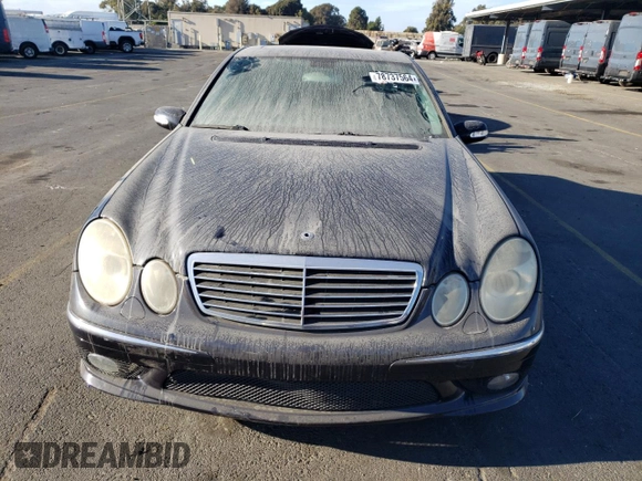 2005 Mercedes-Benz E-Class 5.5L AMG with VIN WDBUF76J45A778665, listed as a Copart auction lot 78737564 with 119,430 mi miles and Salvage Title. Bid and sale history available at carsss.com. Image 5.