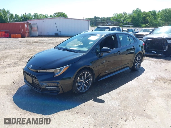 2020 Toyota Corolla SE with VIN JTDS4RCE9LJ020075, listed as a IAAI auction lot 39388212 with 46,014 mi miles and . Bid and sale history available at DreamBid. Image 19.