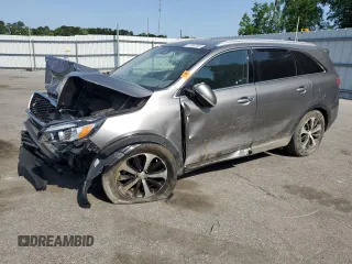 2016 Kia Sorento EX with VIN 5XYPH4A59GG107030, listed as a Copart auction lot 57551545 with Not provided miles and Salvage title. Bid and sale history available at DreamBid. Image 1.