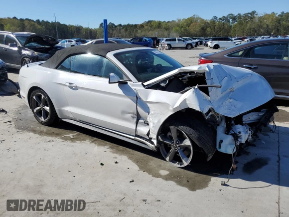 2017 Ford Mustang V6 with VIN 1FATP8EM8H5271878, listed as a Copart auction lot 50373315 with 47,406 mi miles and Salvage Title. Bid and sale history available at carsss.com. Image 4.