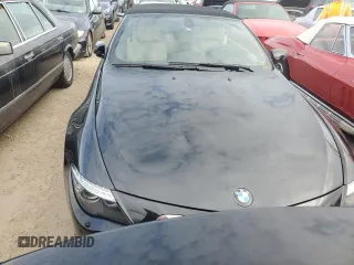 2008 BMW 6 Series 650i with VIN WBAEB53548CX61755, listed as a Copart auction lot 75056964 with 0 mi miles and Salvage Title. Bid and sale history available at carsss.com. Image 5.