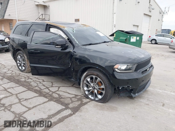 2020 Dodge Durango GT with VIN 1C4RDHDG8LC339156, listed as a IAAI auction lot 41155149 with 99,103 mi miles and . Bid and sale history available at DreamBid. Image 1.