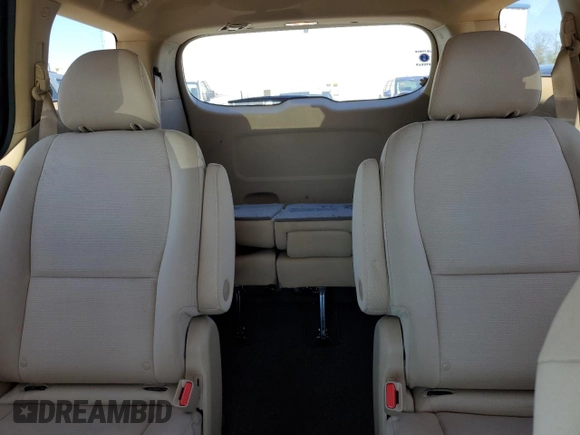 2015 Kia Sedona LX with VIN KNDMB5C15F6020392, listed as a Copart auction lot 49422195 with 176,461 mi miles and Salvage Title. Bid and sale history available at carsss.com. Image 10.