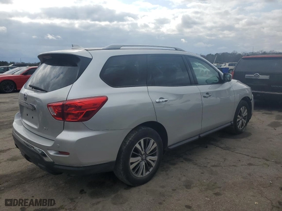 2019 Nissan Pathfinder S with VIN 5N1DR2MN4KC606486, listed as a Copart auction lot 44148945 with 0 miles and Clean Title. Bid and sale history available at carsss.com. Image 3.