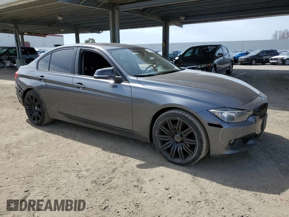 2015 BMW 3 Series 328i with VIN WBA3C1C54FK121402, listed as a Copart auction lot 50267995 with 43,994 mi miles and Salvage Title. Bid and sale history available at carsss.com. Image 4.