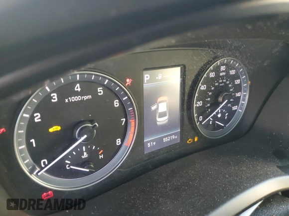 2018 Hyundai Sonata Limited with VIN 5NPE34AF6JH630567, listed as a Copart auction lot 85752354 with 55,219 mi miles and Salvage Title. Bid and sale history available at DreamBid. Image 9.