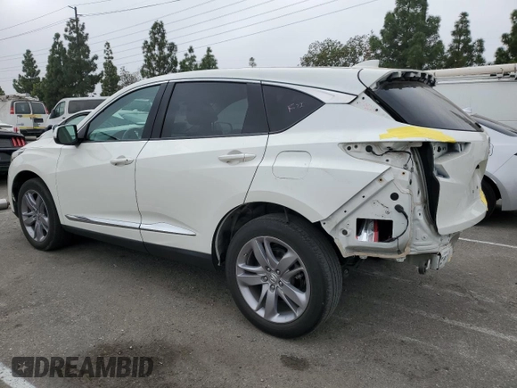 2019 Acura RDX w/Advance Pkg with VIN 5J8TC1H70KL004726, listed as a Copart auction lot 76620944 with 57,662 mi miles and Salvage Title. Bid and sale history available at carsss.com. Image 2.