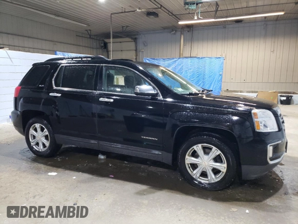 2017 GMC Terrain SLE with VIN 2GKFLTE3XH6189639, listed as a Copart auction lot 68061784 with 142,493 mi miles and Salvage Title. Bid and sale history available at carsss.com. Image 4.