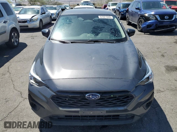 2024 Subaru Impreza с VIN JF1GUABC0R8371907, выставлен на аукционе Copart как лот 57221555 с пробегом 6 983 миль миль и Чистый • Clean title. История ставок и продаж доступна на DreamBid. Изображение 5.