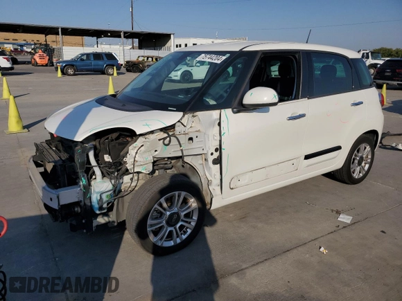 2019 FIAT 500L Pop z VIN ZFBNFAAH7KZ041838, wystawiony jako Copart lot #75744204 z przebiegiem 64 624 mil mil oraz Szkoda całkowita • Salvage title. Historia ofert i sprzedaży dostępna na DreamBid. Obrazek 1.