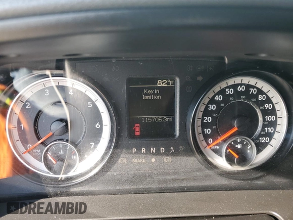 2017 Ram 1500 Express with VIN 1C6RR7KG3HS608666, listed as a Copart auction lot 42686815 with 115,706 mi miles and Salvage title. Bid and sale history available at DreamBid. Image 9.