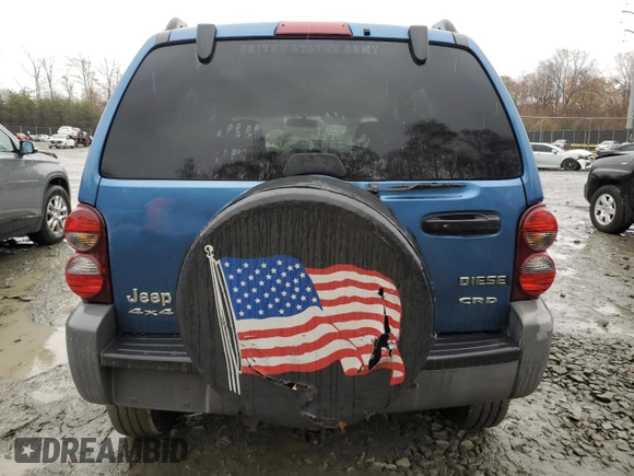 2005 Jeep Liberty Sport with VIN 1J4GL48535W610454, listed as a Copart auction lot 81914214 with 127,181 mi miles and Salvage Title. Bid and sale history available at DreamBid. Image 6.