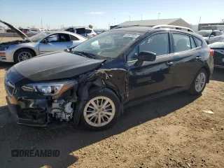 2018 Subaru Impreza Premium with VIN 4S3GTAB63J3741563, listed as a Copart auction lot 63507505 with 54,846 mi miles and Salvage title. Bid and sale history available at DreamBid. Image 1.