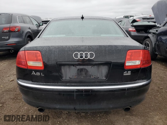2006 Audi A8 4.2L z VIN WAUML44E86N024612, wystawiony jako Copart lot #82333914 z przebiegiem 141 456 mil mil oraz Szkoda całkowita • Salvage title. Historia ofert i sprzedaży dostępna na DreamBid. Obrazek 6.