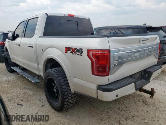 2015 Ford F-150 XLT with VIN 1FTEW1EF7FFA29086, listed as a Copart auction lot 56995355 with 179,859 mi miles and Salvage title. Bid and sale history available at DreamBid. Image 2.