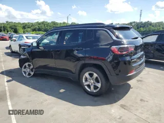 2024 Jeep Compass Latitude with VIN 3C4NJDBN2RT605382, listed as a Copart auction lot 64115305 with 35,562 mi miles and Salvage title. Bid and sale history available at DreamBid. Image 2.