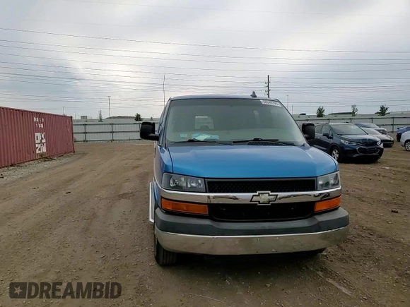 2016 Chevrolet Express Passenger LT with VIN 1GAZGPFG5G1170724, listed as a Copart auction lot 58849765 with Not provided miles and Salvage title. Bid and sale history available at DreamBid. Image 14.