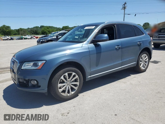 2016 Audi Q5 Premium with VIN WA1C2AFPXGA056575, listed as a Copart auction lot 57469595 with 59,198 mi miles and Salvage title. Bid and sale history available at DreamBid. Image 1.