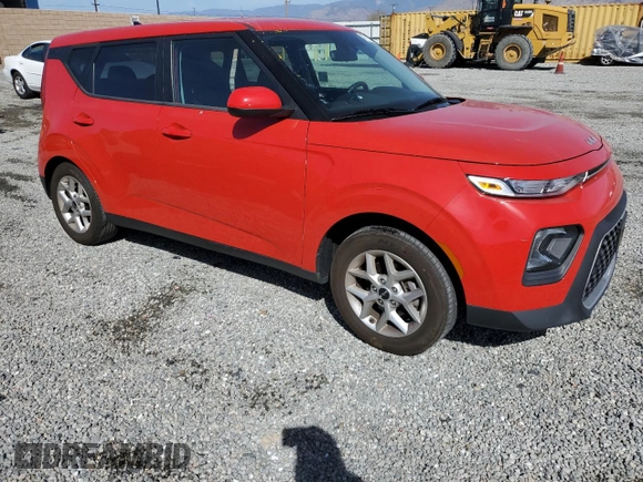 2022 Kia Soul LX with VIN KNDJ23AU0N7183707, listed as a Copart auction lot 47773255 with 30,228 mi miles and Salvage Title. Bid and sale history available at carsss.com. Image 4.