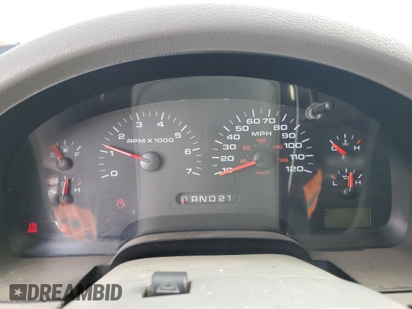 2004 Ford F-150 STX with VIN 1FTRX02W74KC08388, listed as a Copart auction lot 87290524 with 189,003 mi miles and Salvage title. Bid and sale history available at DreamBid. Image 9.