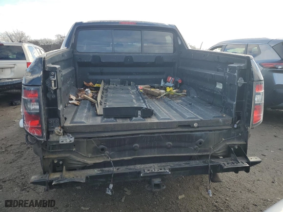 2012 Honda Ridgeline RTS with VIN 5FPYK1F46CB460743, listed as a Copart auction lot 85034884 with 162,200 mi miles and Salvage Title. Bid and sale history available at carsss.com. Image 6.