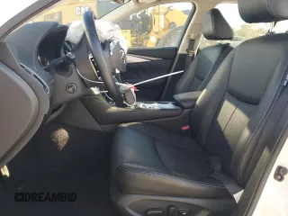2024 Infiniti Q50 Luxe with VIN JN1EV7BP7RM600453, listed as a Copart auction lot 82838974 with 9,596 mi miles and Salvage title. Bid and sale history available at DreamBid. Image 7.