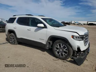 2023 GMC Acadia SLT with VIN 1GKKNML43PZ251864, listed as a Copart auction lot 44423355 with 19,879 mi miles and Salvage Title. Bid and sale history available at DreamBid. Image 4.