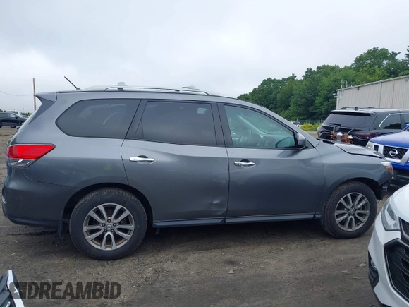 2015 Nissan Pathfinder S z VIN 5N1AR2MM3FC675623, wystawiony jako IAAI lot #42697236 z przebiegiem 99 686 mil mil oraz . Historia ofert i sprzedaży dostępna na DreamBid. Obrazek 14.