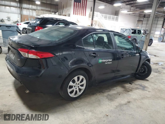 2024 Toyota Corolla LE with VIN 5YFB4MDE2RP122887, listed as a Copart auction lot 55740915 with 49,410 mi miles and Clean Title. Bid and sale history available at carsss.com. Image 3.