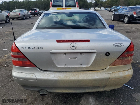 1999 Mercedes-Benz SLK-Class with VIN WDBKK47F7XF126964, listed as a Copart auction lot 85458814 with 28,111 mi miles and Salvage Title. Bid and sale history available at carsss.com. Image 6.