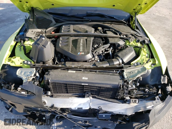 2022 BMW M4 Competition xDrive with VIN WBS43AZ07NCK07243, listed as a Copart auction lot 37164213 with 0 mi miles. Bid and sale history available at carsss.com. Image 12.
