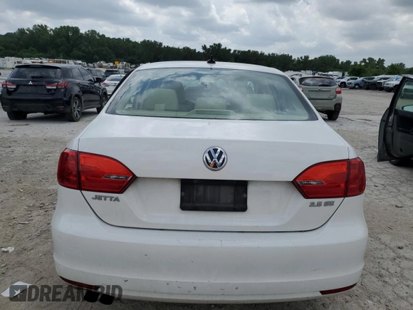 2012 Volkswagen Jetta SE with VIN 3VWDP7AJ3CM328539, listed as a Copart auction lot 62225475 with 145,159 mi miles and Salvage title. Bid and sale history available at DreamBid. Image 6.