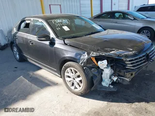 2017 Volkswagen Passat 1.8T S with VIN 1VWAT7A34HC006548, listed as a IAAI auction lot 41741466 with 110,330 mi miles. Bid and sale history available at carsss.com. Image 1.