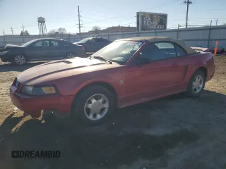 1999 Ford Mustang with VIN 1FAFP4442XF100267, listed as a Copart auction lot 42533265 with 114,347 mi miles and Salvage title. Bid and sale history available at DreamBid. Image 1.