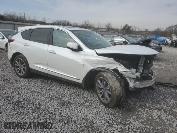 2021 Acura RDX Technology with VIN 5J8TC1H51ML017972, listed as a Copart auction lot 42872795 with 63,279 mi miles and Salvage title. Bid and sale history available at DreamBid. Image 4.