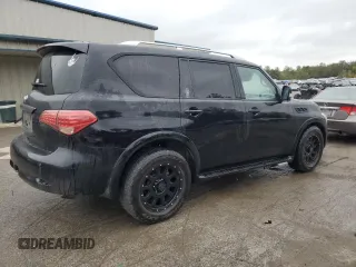 2011 Infiniti QX56 7-passenger with VIN JN8AZ2NE9B9006375, listed as a Copart auction lot 72799494 with 185,281 mi miles and Salvage Title. Bid and sale history available at carsss.com. Image 3.