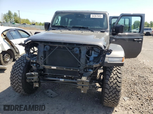 2024 Jeep Wrangler Willys with VIN 1C4PJXDG2RW300449, listed as a Copart auction lot 54367845 with 345 mi miles and Salvage title. Bid and sale history available at DreamBid. Image 5.
