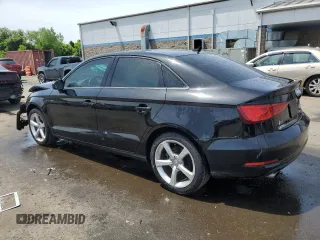 2015 Audi A3 Premium with VIN WAUBFGFF9F1086999, listed as a Copart auction lot 58563315 with 128,898 mi miles and Salvage title. Bid and sale history available at DreamBid. Image 2.