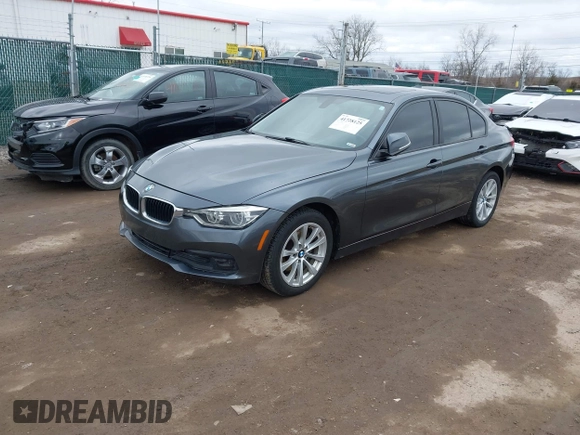 2018 BMW 3 Series 320i xDrive with VIN WBA8E5G53JNV02912, listed as a IAAI auction lot 41728125 with 108,916 mi miles. Bid and sale history available at carsss.com. Image 17.