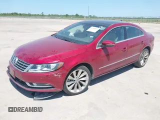 2013 Volkswagen CC VR6 Executive 4Motion with VIN WVWGU7AN9DE561506, listed as a IAAI auction lot 42008837 with 1 mi miles. Bid and sale history available at carsss.com. Image 2.