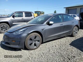 2021 Tesla Model 3 Long Range with VIN 5YJ3E1EB1MF858065, listed as a Copart auction lot 56154034 with Not Provided miles and Salvage Title. Bid and sale history available at carsss.com. Image 1.