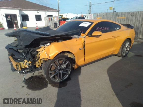 2022 Ford Mustang GT with VIN 1FA6P8CF0N5108669, listed as a IAAI auction lot 42352843 with 30,598 mi miles and . Bid and sale history available at DreamBid. Image 2.