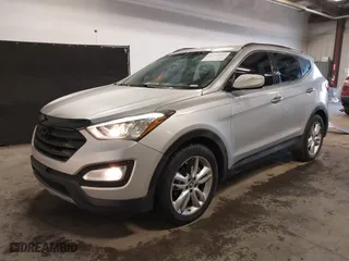 2013 Hyundai Santa Fe 2.0T Sport with VIN 5XYZUDLA1DG002296, listed as a IAAI auction lot 41348109 with 130,626 mi miles. Bid and sale history available at carsss.com. Image 18.