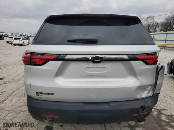 2022 Chevrolet Traverse RS with VIN 1GNERJKW0NJ138763, listed as a Copart auction lot 87324044 with 55,558 mi miles and Salvage Title. Bid and sale history available at carsss.com. Image 6.