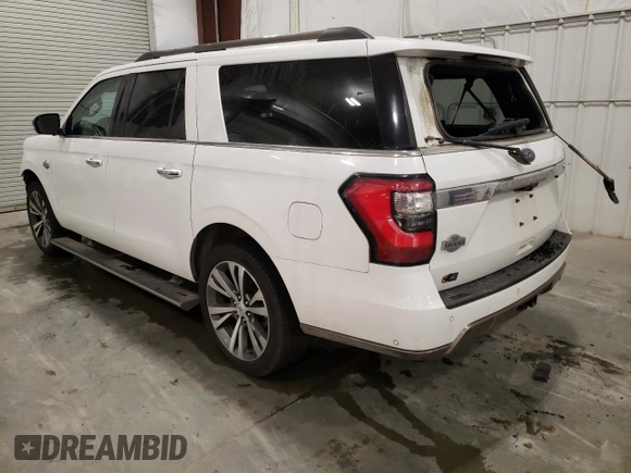 2020 Ford Expedition Max King Ranch with VIN 1FMJK1PT9LEA87291, listed as a Copart auction lot 83955144 with 71,693 mi miles and Salvage Title. Bid and sale history available at DreamBid. Image 2.