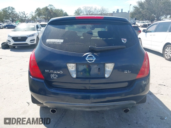 2003 Nissan Murano SL with VIN JN8AZ08T43W122455, listed as a IAAI auction lot 41560795 with 137,655 mi miles and . Bid and sale history available at DreamBid. Image 16.