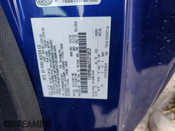 2013 Ford Mustang V6 with VIN 1ZVBP8AM6D5275852, listed as a Copart auction lot 58566405 with 170,546 mi miles and Non repairable. Bid and sale history available at DreamBid. Image 12.